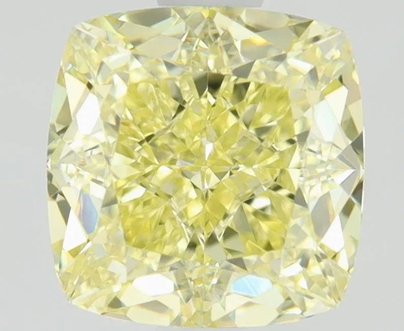 1.27ct Cushion brilliant Natural Diamond (Fancy Yellow, Clarity FL, GIA)