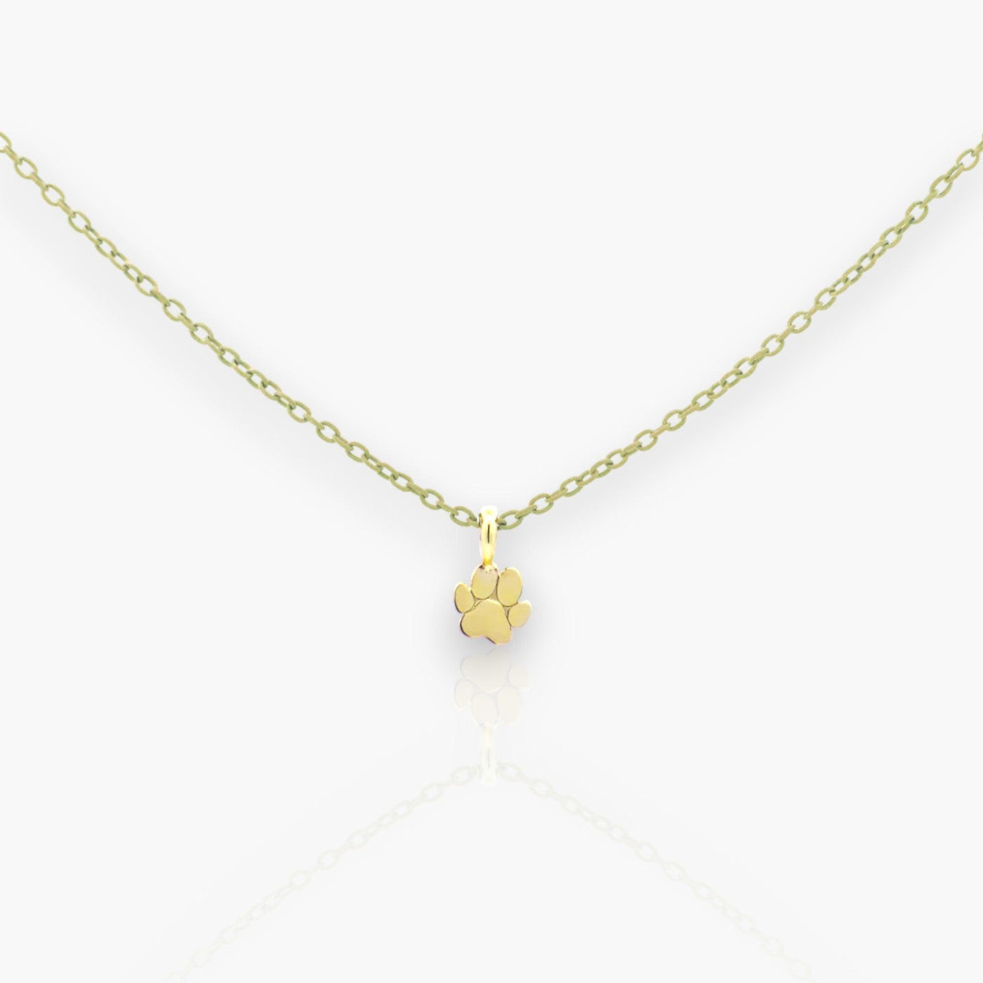 Choker with 18kt Gold paw and Painted Chain - Moregola Fine Jewelry