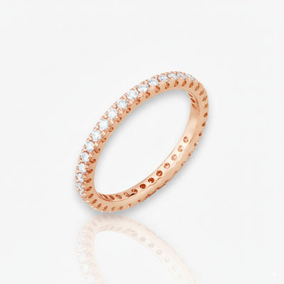 18kt Rosegold Memoire Ring (Diamantgrößen: 0.41ct - 1.64ct)