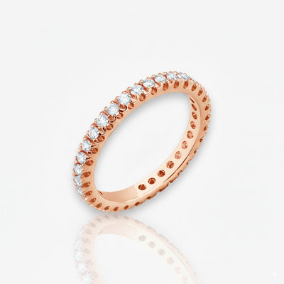18kt Rosegold Memoire Ring (Diamantgrößen: 0.41ct - 1.64ct)