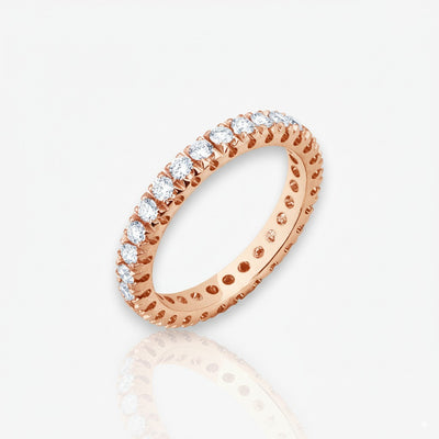 18kt Rosegold Memoire Ring (Diamantgrößen: 0.41ct - 1.64ct)