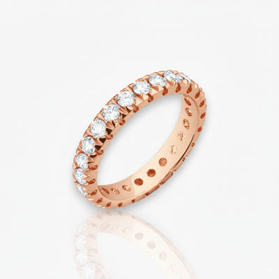 18kt Rosegold Memoire Ring (Diamantgrößen: 0.41ct - 1.64ct)