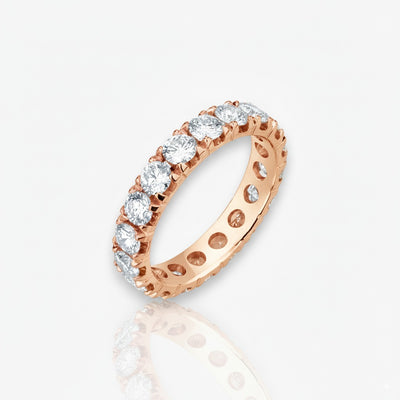 18kt Rosegold Memoire Ring (1.55ct - 3.25ct)