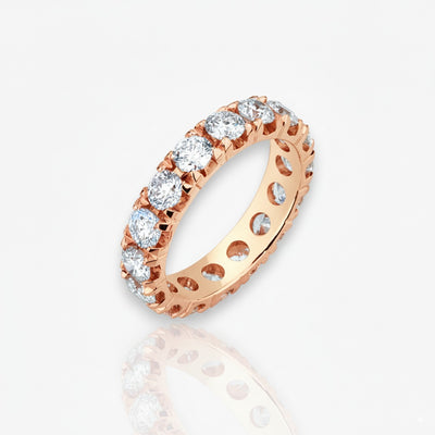 18kt Rosegold Memoire Ring (1.55ct - 3.25ct)