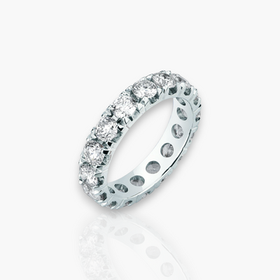 18kt Weißgold Memoire Ring (1.55ct - 3.25ct)