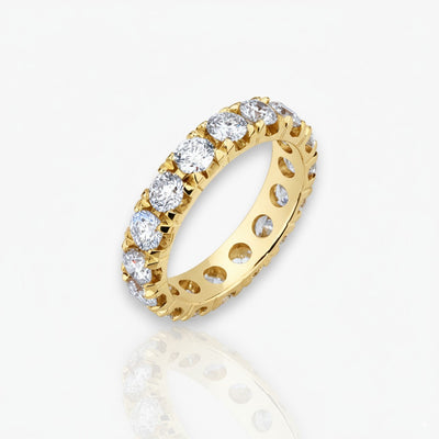 18kt Gelbgold Memoire Ring (1.55ct - 3.25ct)