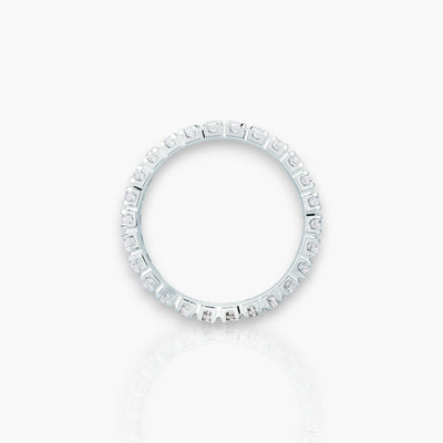 18kt Weißgold Memoire Ring (Diamantengrößen: 0.28ct - 1.68ct)