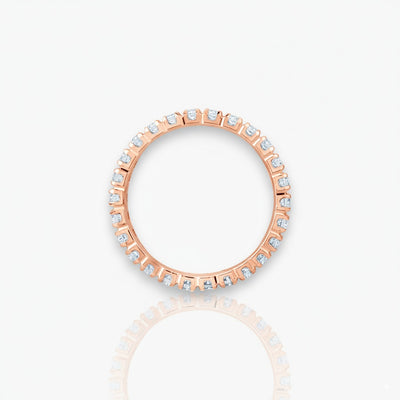 18kt Rosegold Memoire Ring (Diamantengrößen: 0.28ct - 1.68ct)