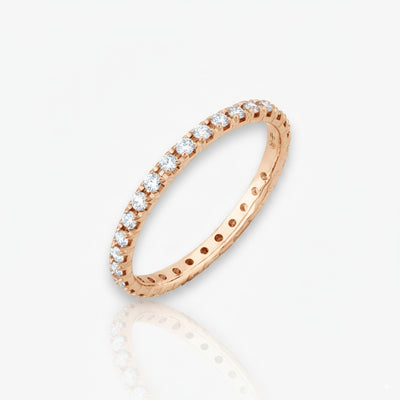 18kt Rosegold Memoire Ring (Diamantengrößen: 0.28ct - 1.68ct)
