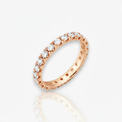 18kt Rosegold Memoire Ring (Diamantengrößen: 0.28ct - 1.68ct)