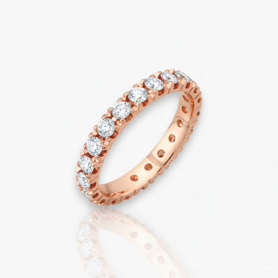 18kt Rosegold Memoire Ring (Diamantengrößen: 0.28ct - 1.68ct)