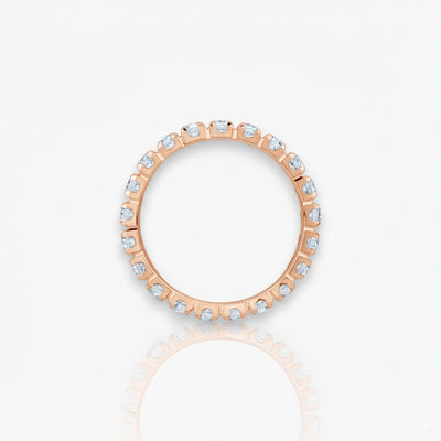 18kt Rosegold Memoire Ring (Diamantengrößen: 0.28ct - 1.68ct)
