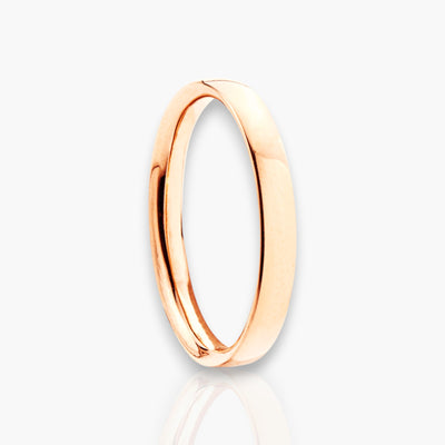 Ehering - 18kt Gold - 2.5mm, Comfort Fit