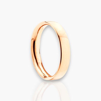 Wedding Ring - 18kt Gold - 4mm, Comfort Fit