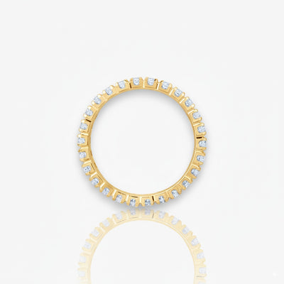 18kt Gelbgold Memoire Ring (Diamantengrößen: 0.28ct - 1.68ct)