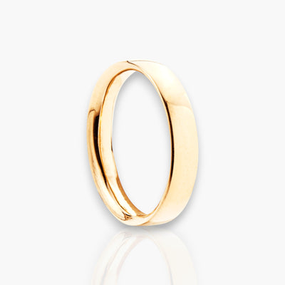 Wedding Ring - 18kt Gold - 4mm, Comfort Fit