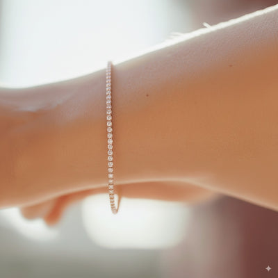 Tennis Bracelet - Rose Gold