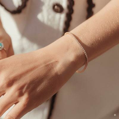 Tennis Bracelet - Rose Gold
