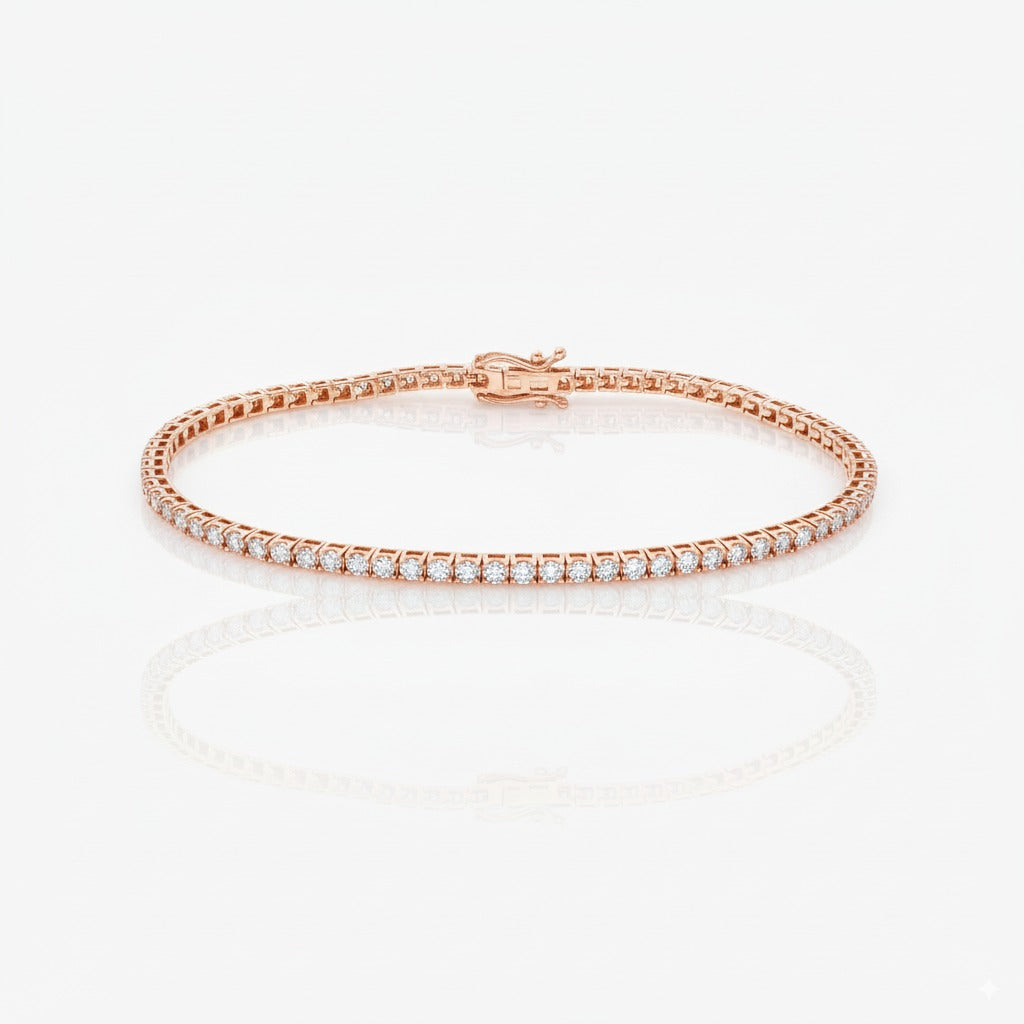 Tennis Bracelet - Rose Gold