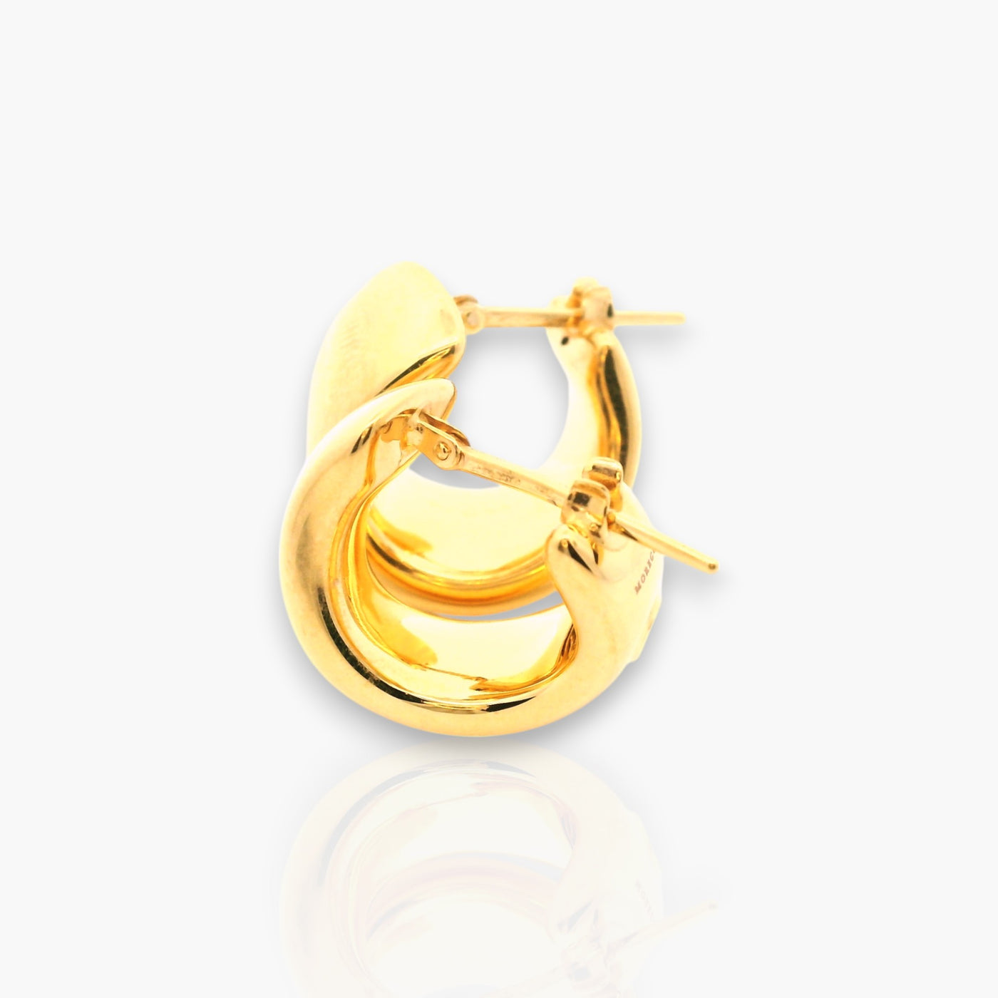 18K Gelbgold Ohrringe