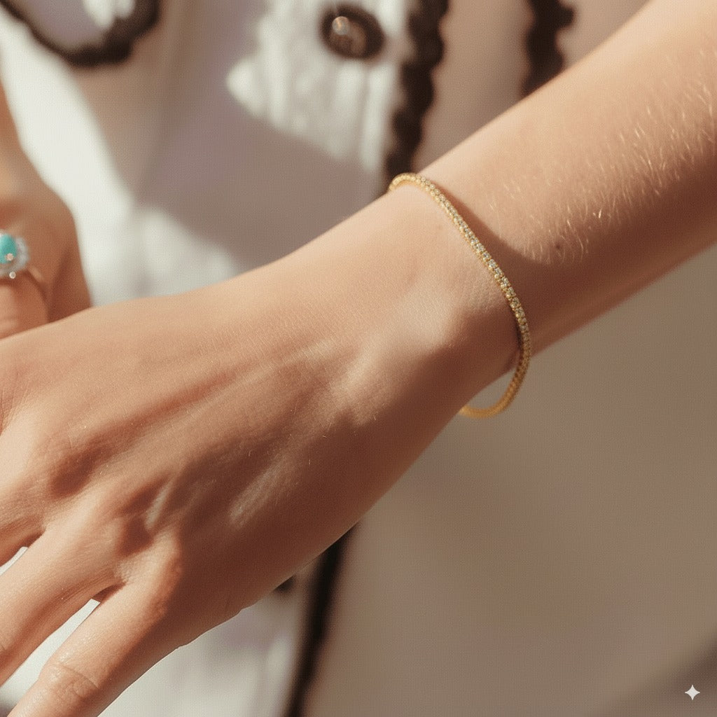 Tennis Bracelet - Yellow Gold