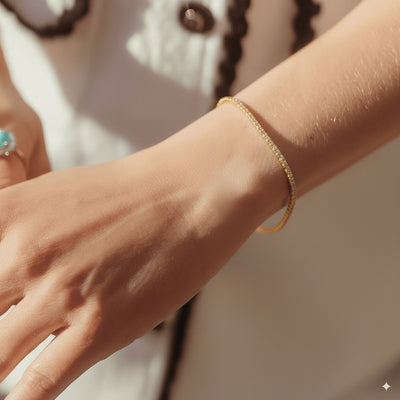 Tennis Bracelet - Yellow Gold