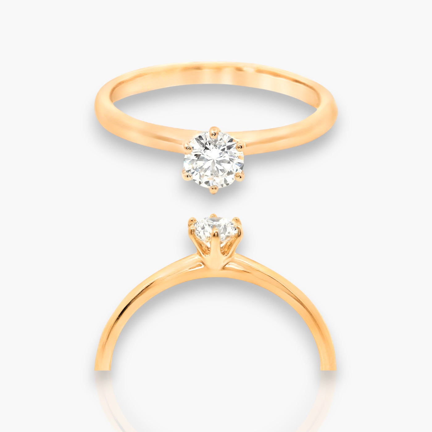 18kt Rosegold Verlobungsring