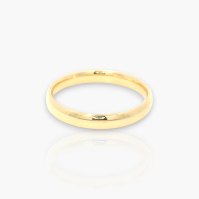 Ehering - 18kt Gold - 3mm, Comfort Fit, Slim