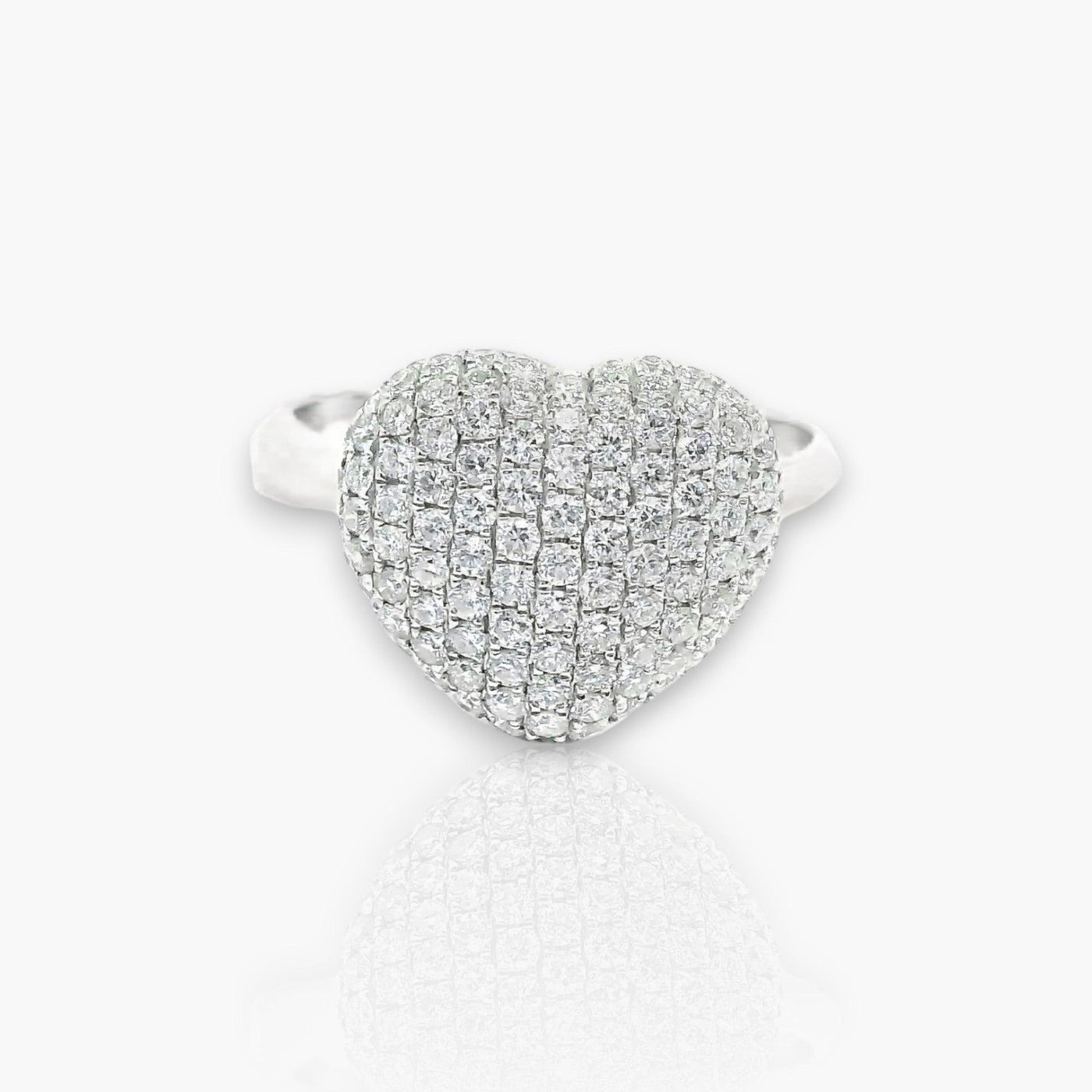 Love heart ring - Moregola Fine Jewelry