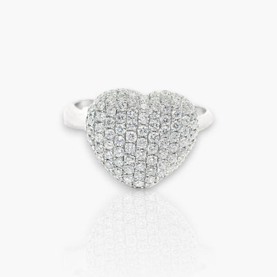 Love heart ring - Moregola Fine Jewelry