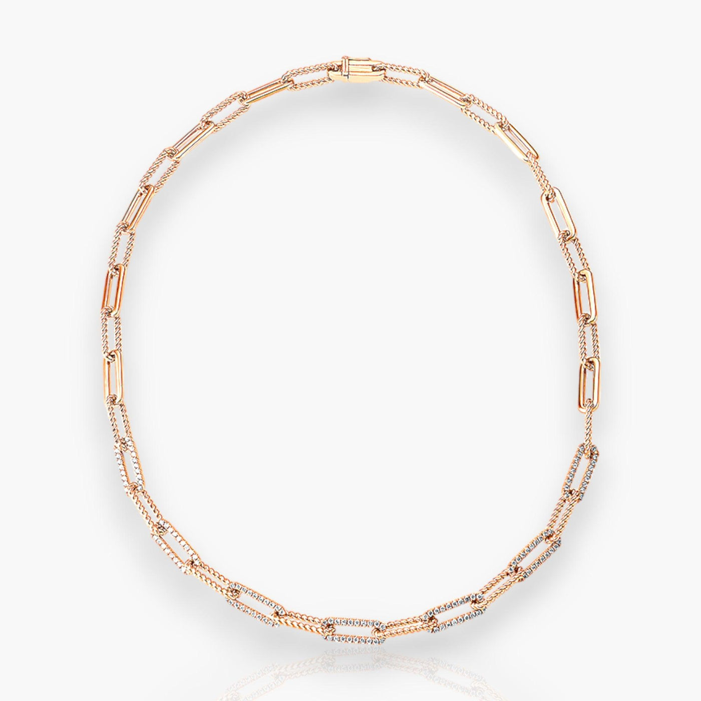 Chain Necklace - Rose Gold - Moregola Fine Jewelry