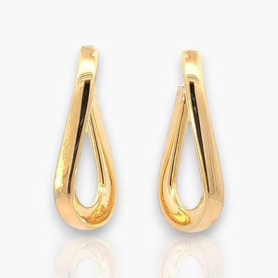 18K Yellow Earrings - Moregola Fine Jewelry