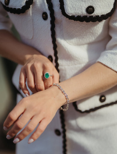 Chain Bracelet with 264 Diamonds - Moregola Fine Jewelry