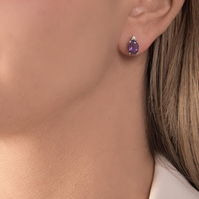Amethysts Earrings - Moregola Fine Jewelry