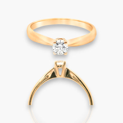 18kt Rosegold Verlobungsring