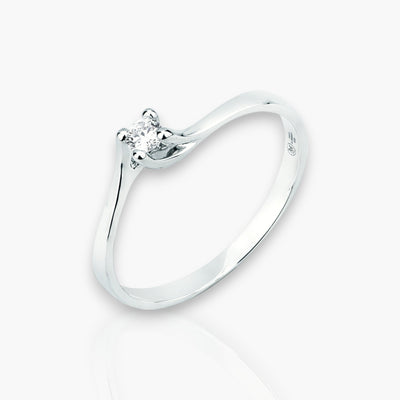 Verlobungsring mit 0.08ct Diamant
