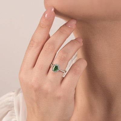 Oval Emerald Ring - Moregola Fine Jewelry