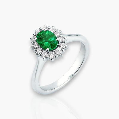 Oval Emerald Ring - Moregola Fine Jewelry
