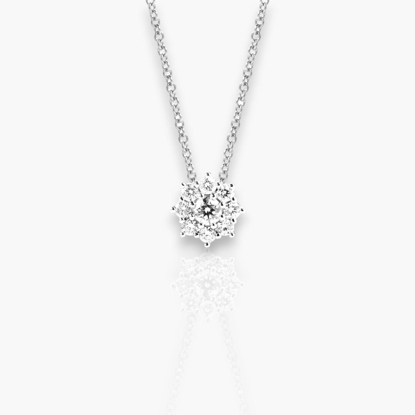 Diamond Star Necklace - Moregola Fine Jewelry
