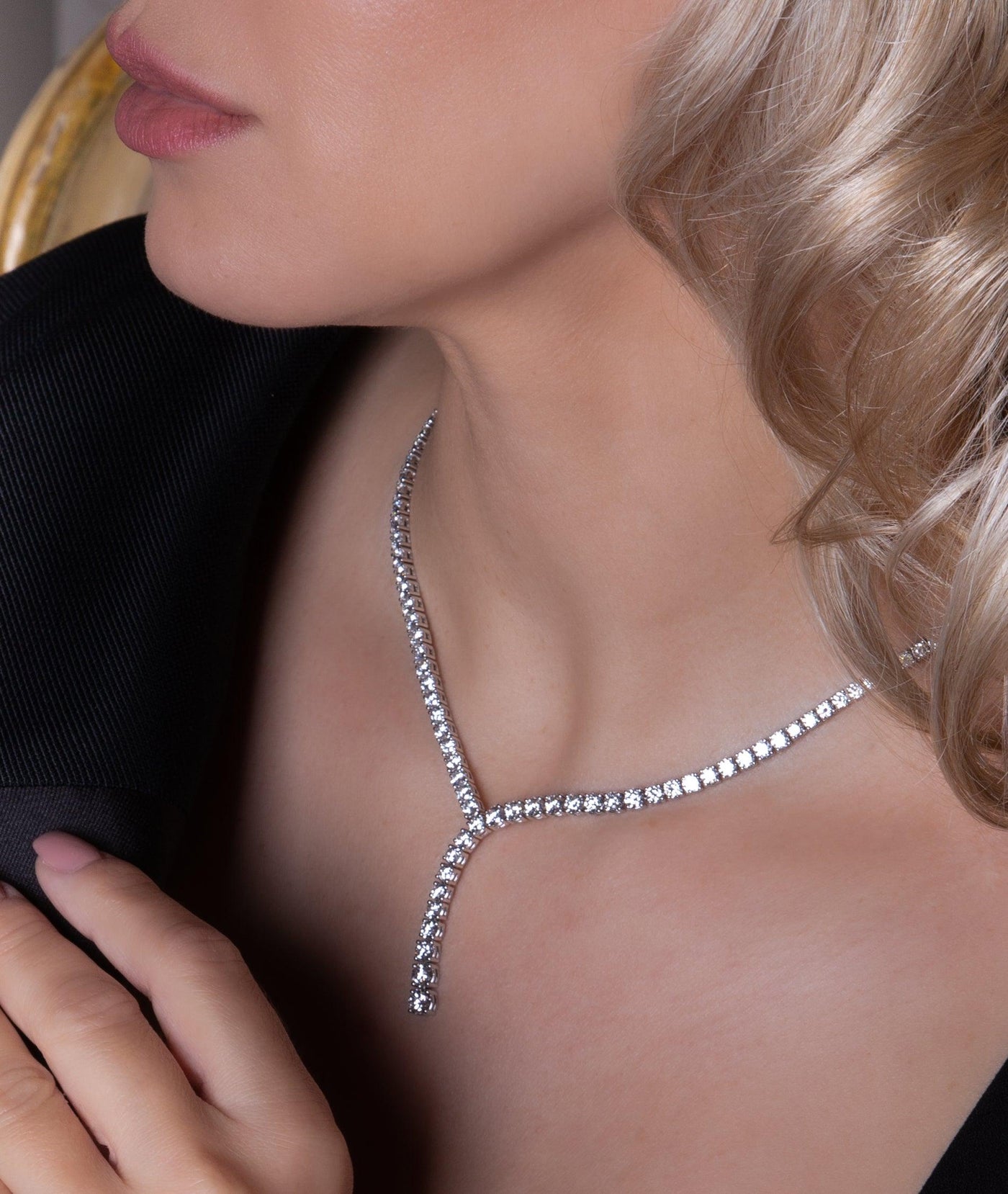 ESSENZA Diamond Necklace - Moregola Fine Jewelry