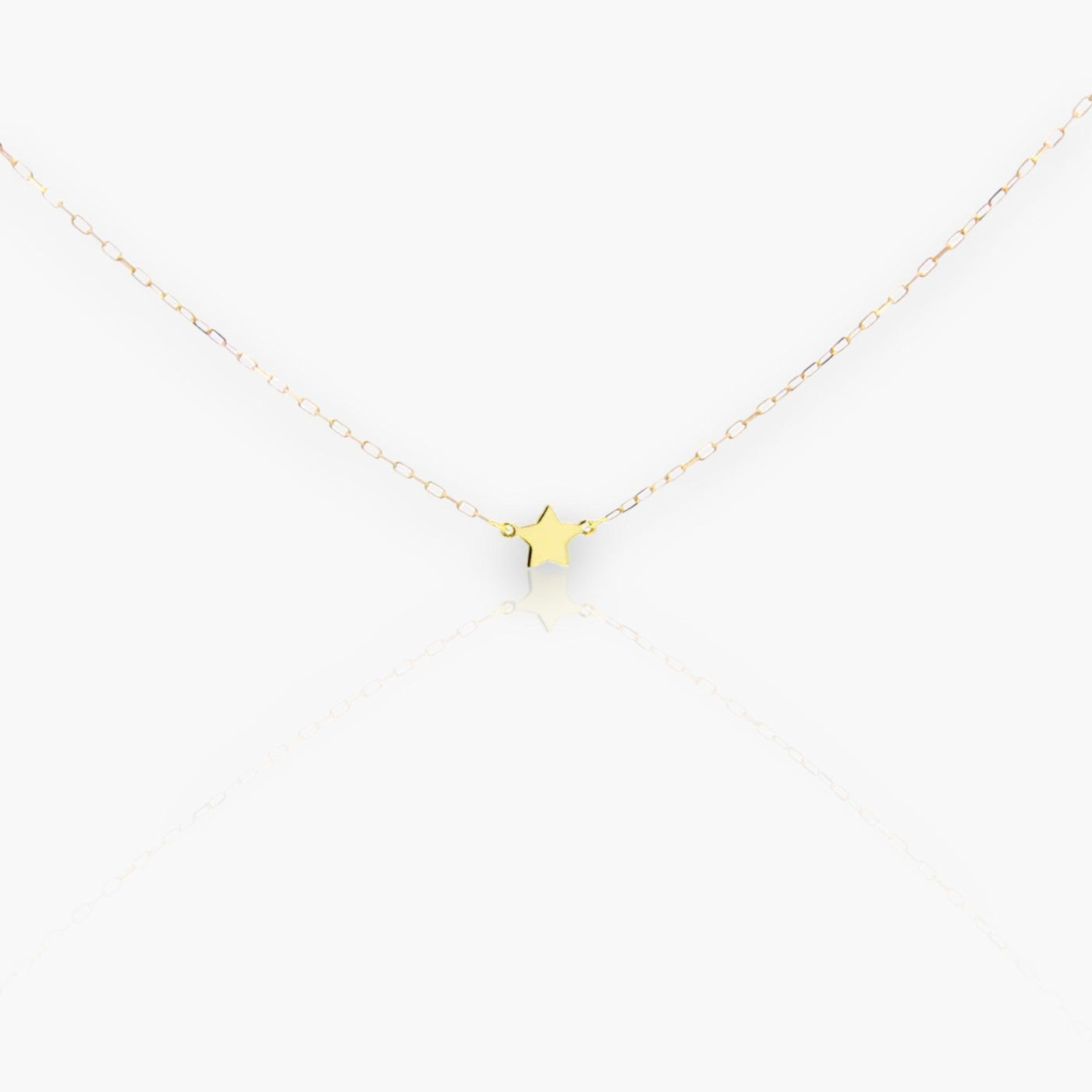 18K Gold star choker - Moregola Fine Jewelry