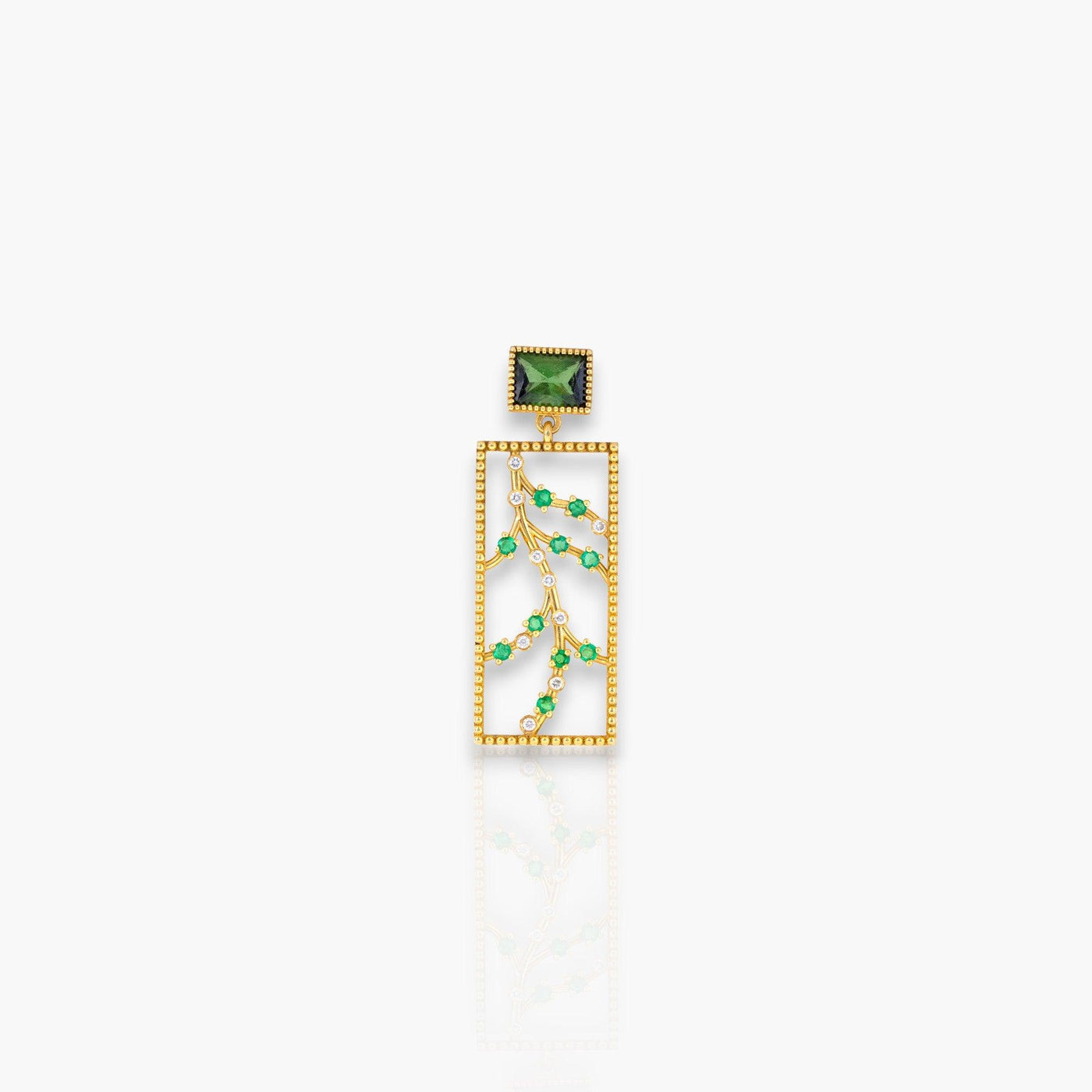 Poison Ivy Earrings - Moregola Fine Jewelry
