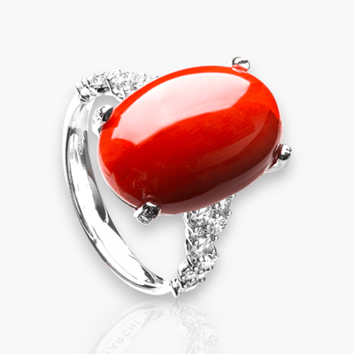 RED MOON Ring - Moregola Fine Jewelry