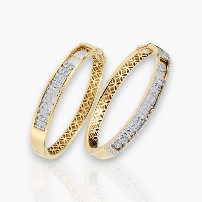 Iconic Motion Slim Bangle, 18kt Yellow Gold