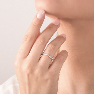 Diamond Solitaire Engagement Ring (in different sizes)