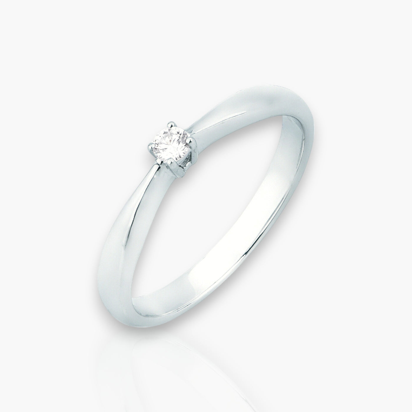 Diamond Solitaire Engagement Ring (in different sizes)