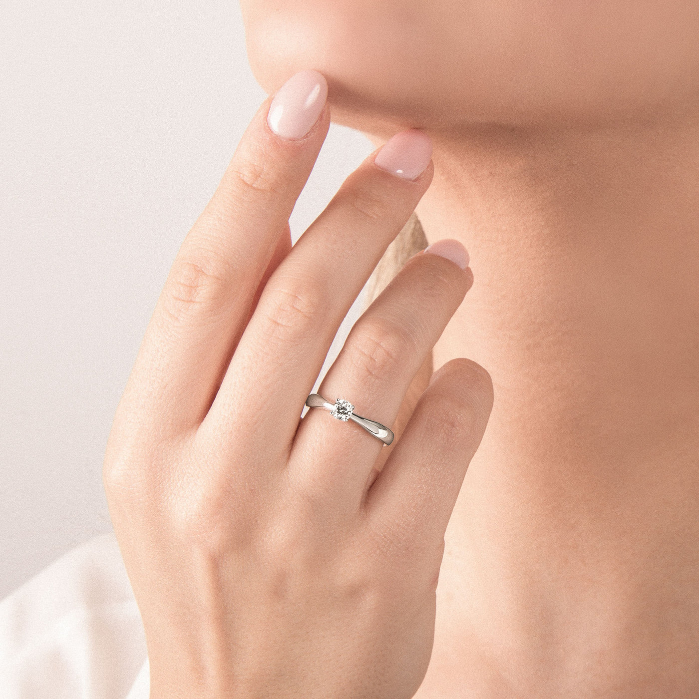 Diamond Solitaire Engagement Ring (in different sizes)