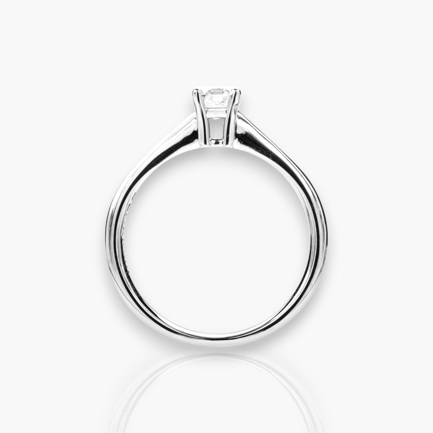 Solitaire 11 - Brilliant Engagement Ring - Moregola Fine Jewelry