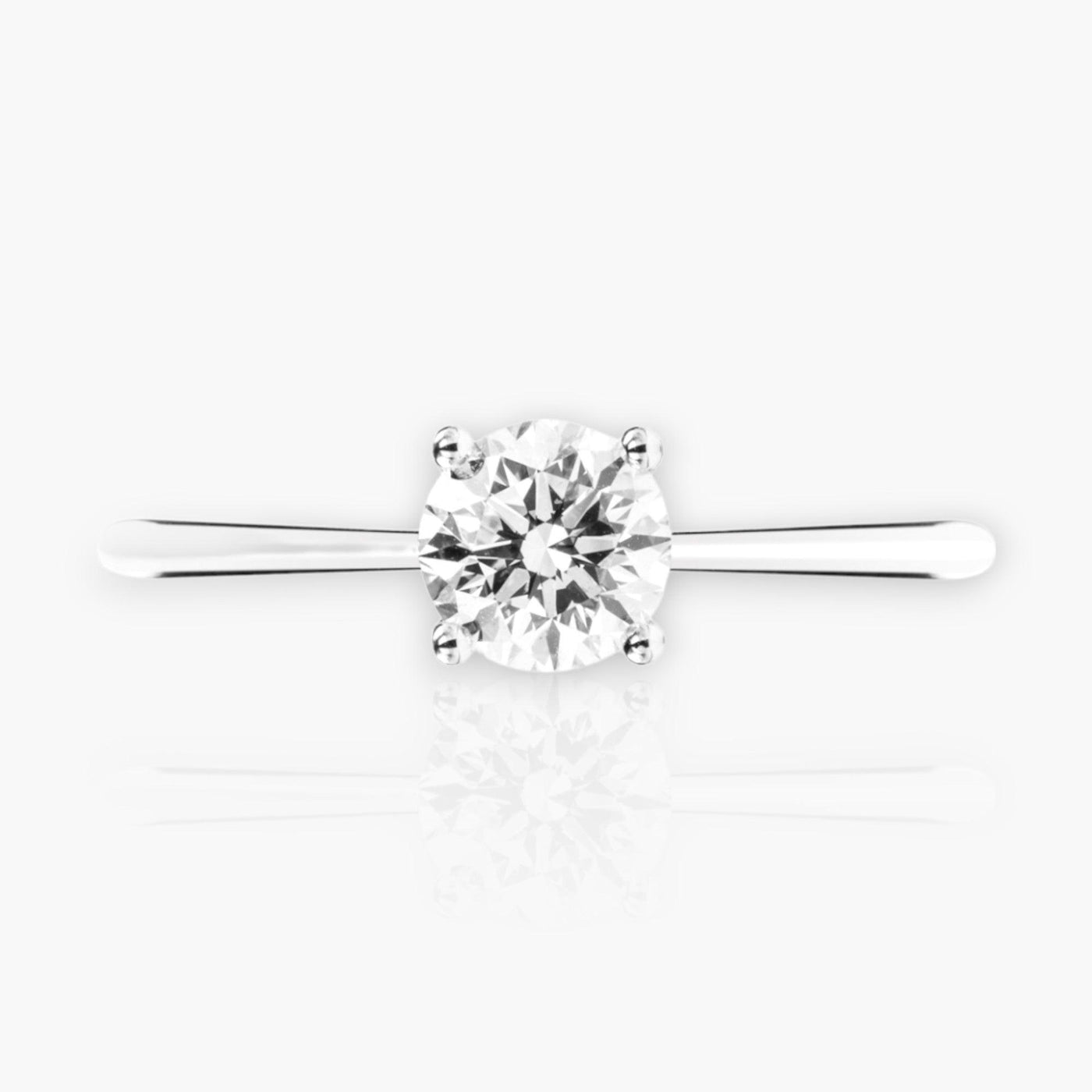 Solitaire 13 - Brilliant Engagement Ring - Moregola Fine Jewelry