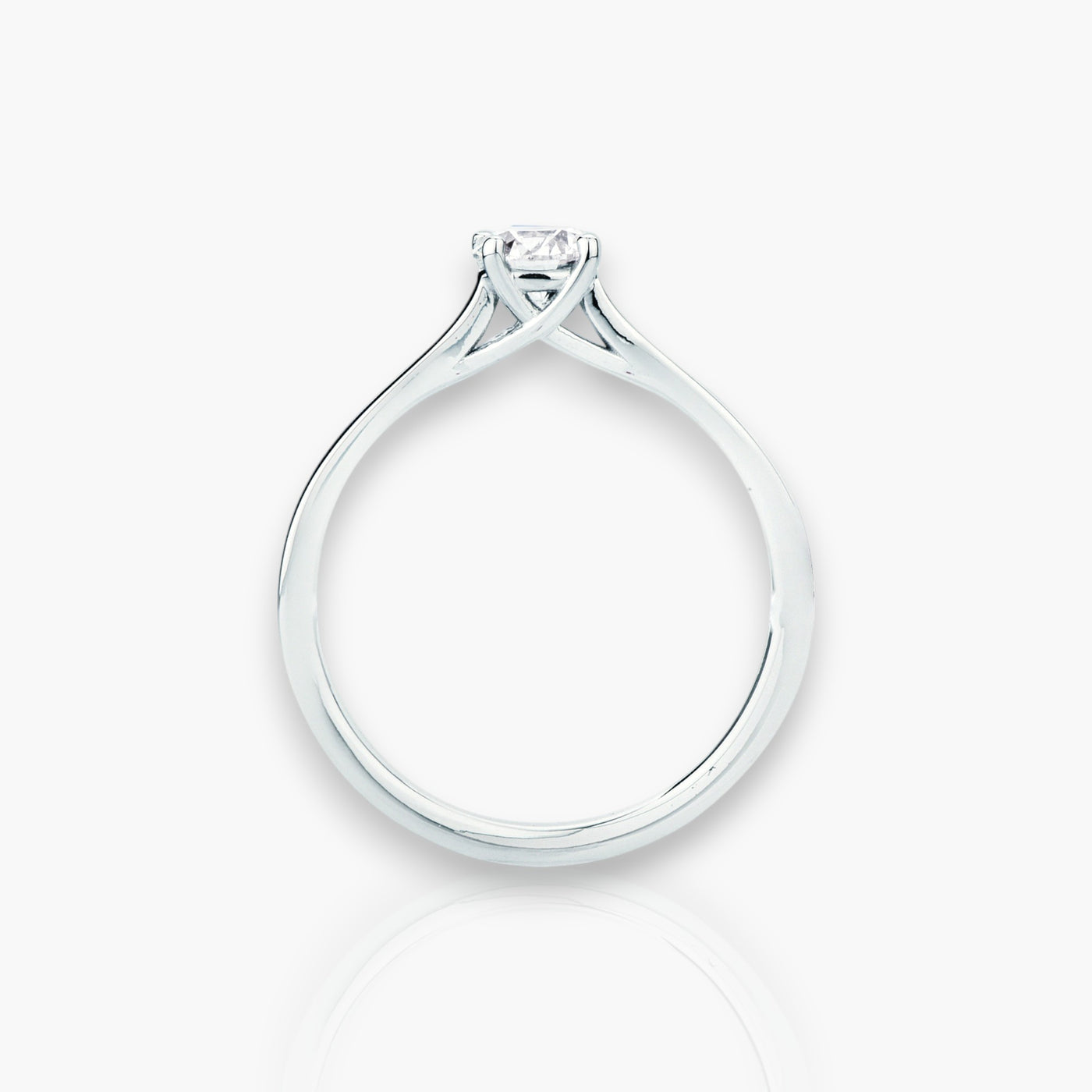 18kt Weißgold Verlobungsring
